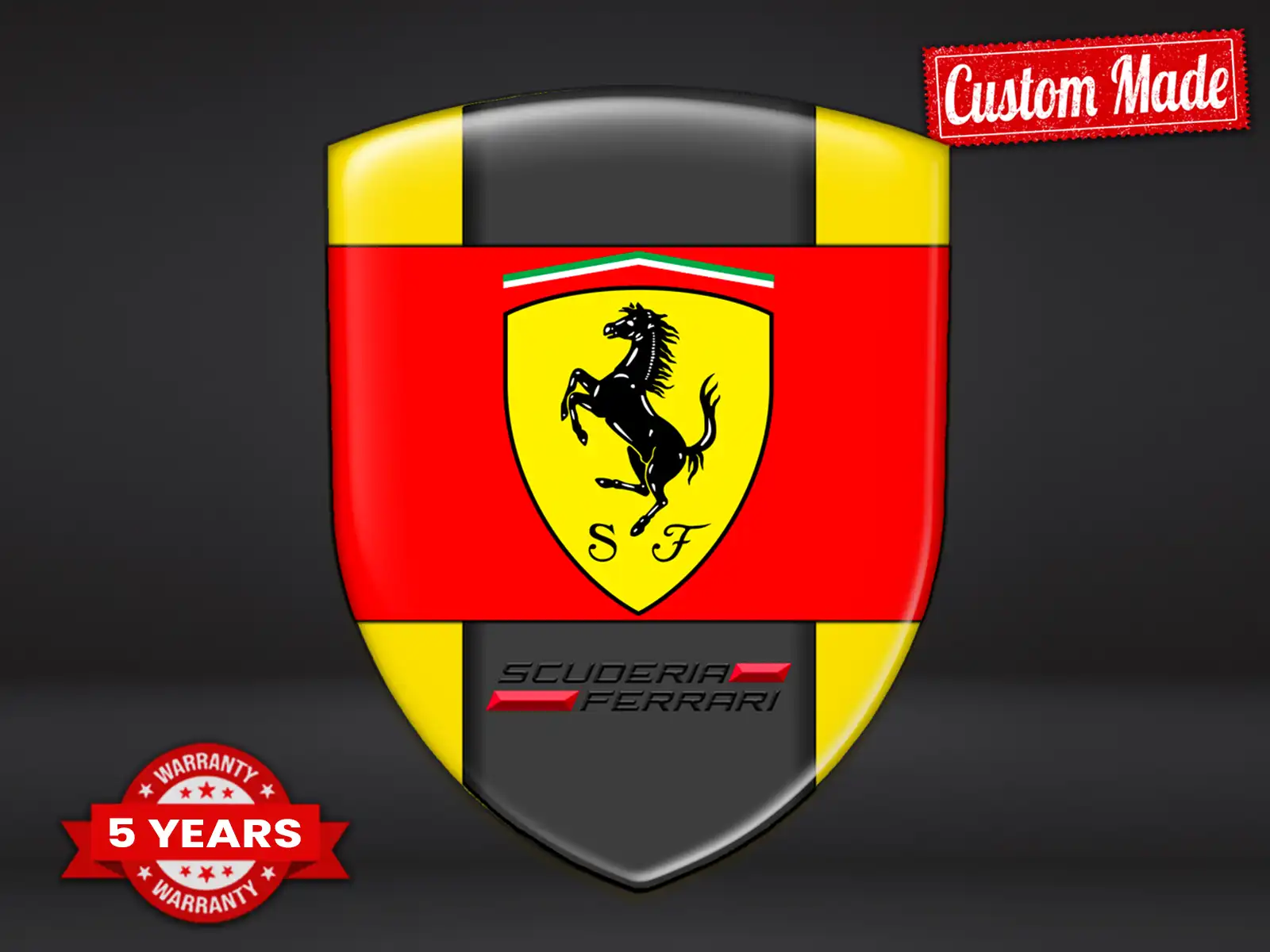 Ferrari Autocollants Vinyle Limité Pro Solides